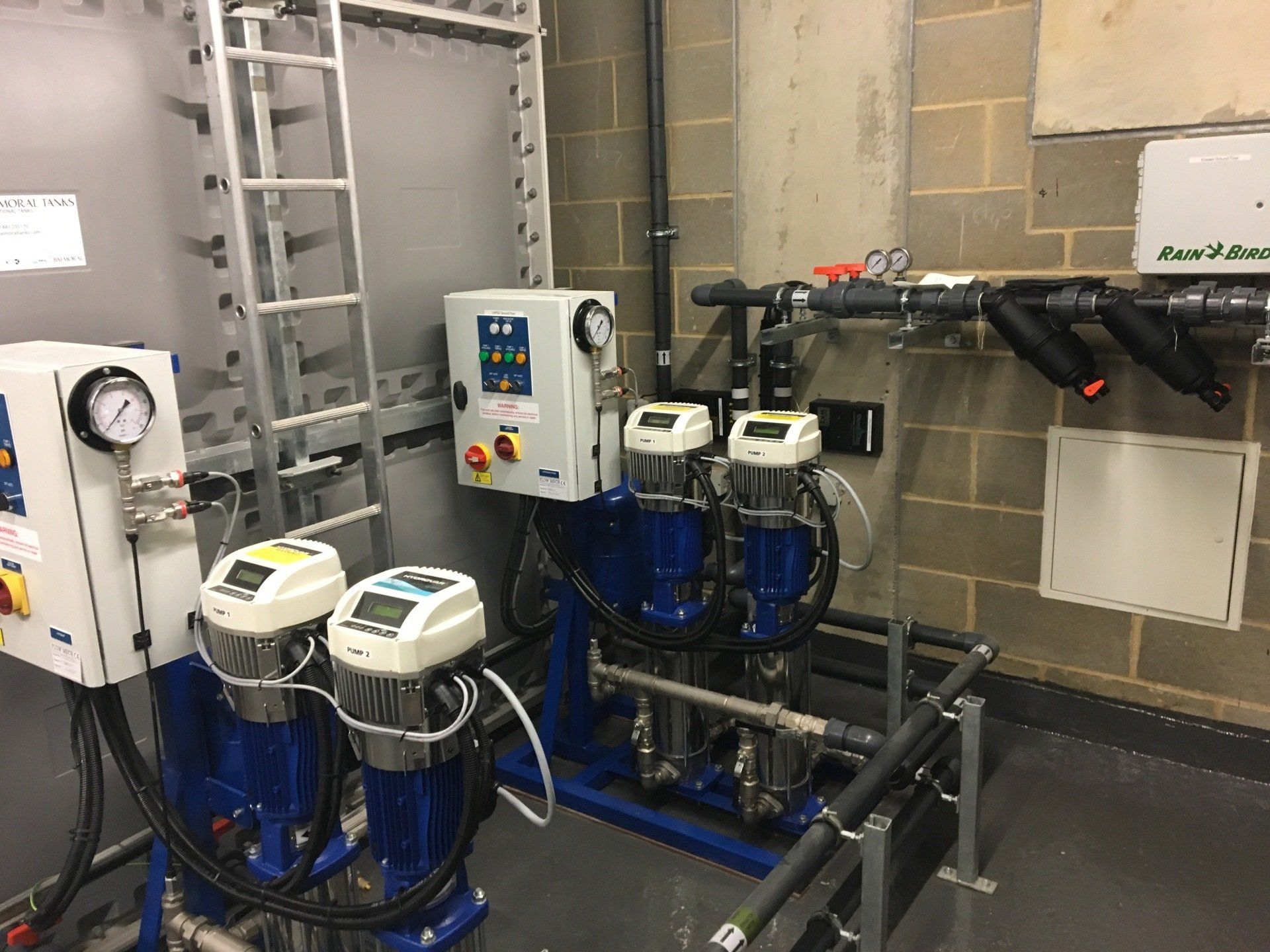 pump room install