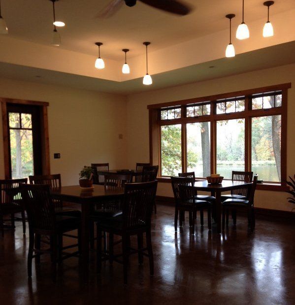 Seating area of the tasting room - come see for yourself how it's changed over the years