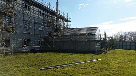 temporary scaffolding