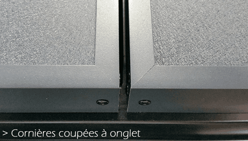 Zoom coupe à onglet porte de garage autoportée Wedoor