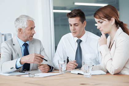 advising clients on finances and business propositions