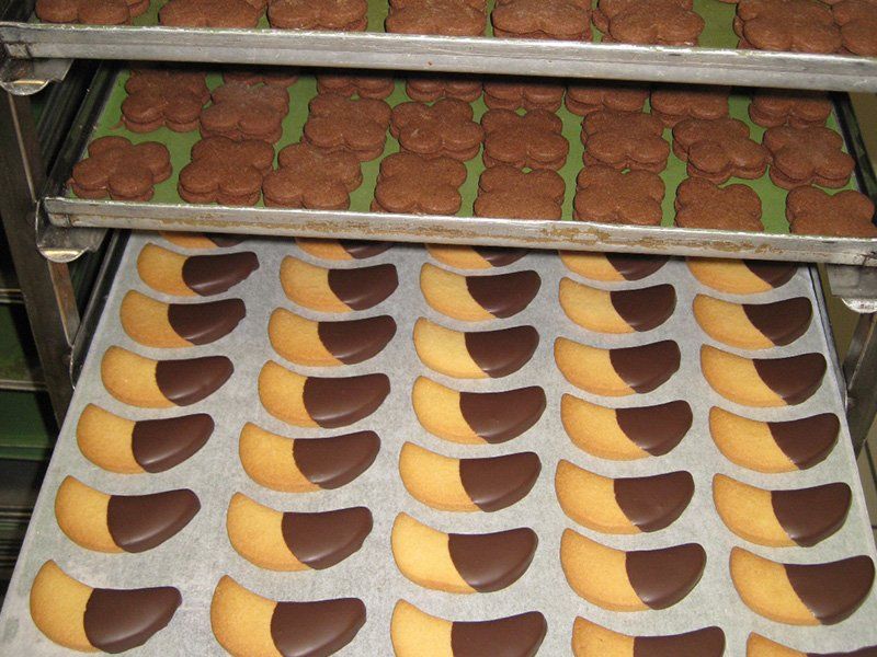 mezzelune con cioccolato