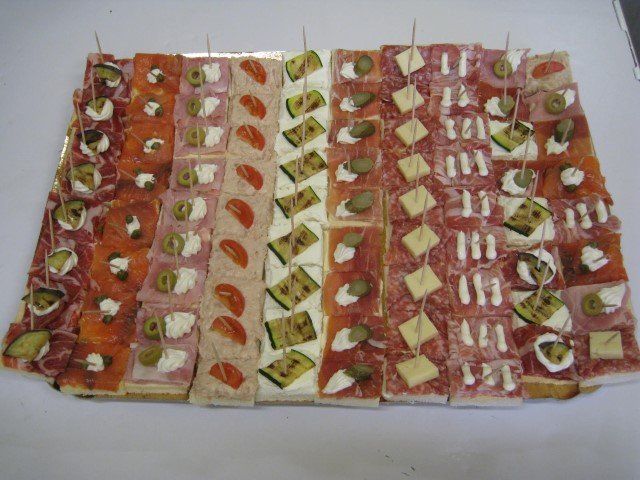 tartine miste per buffet
