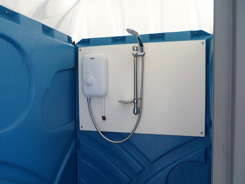 Particolare interno cabina doccia mobile