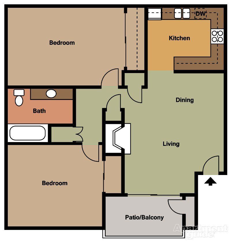 2 bedroom
