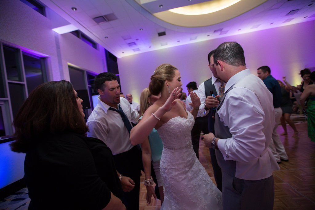 Dancing at wedding