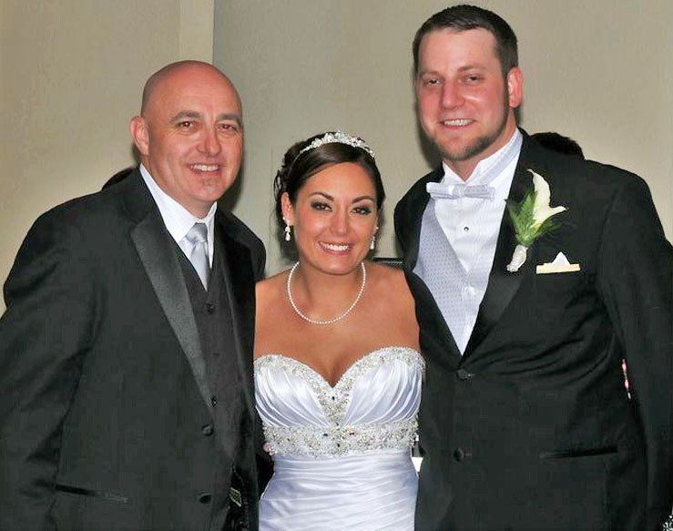 Wedding Couple with DJ Olyn