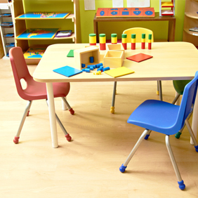 table and chairs