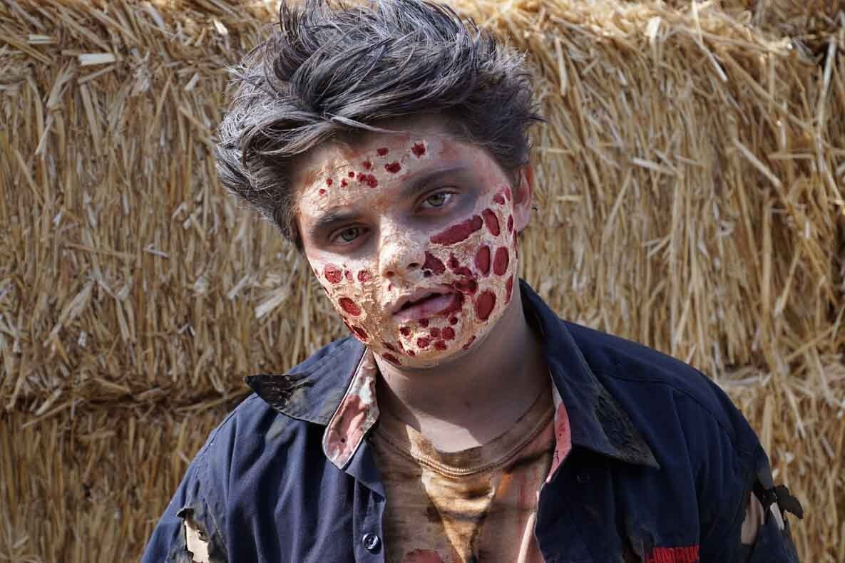Person with Halloween costume