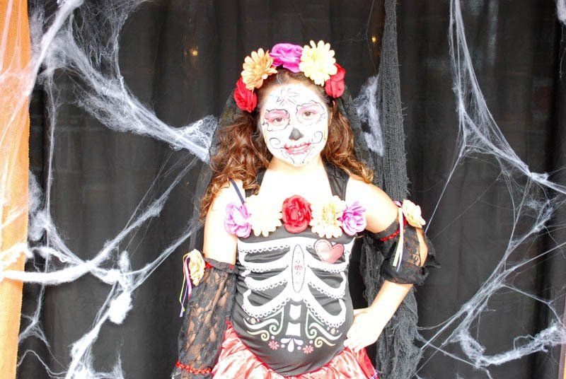 Person with Halloween costume