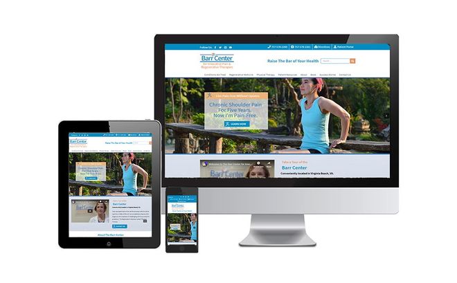 Medical Website Design | Barr Center | MDMark360 Medical Website Design | Barr Center | MDMark360