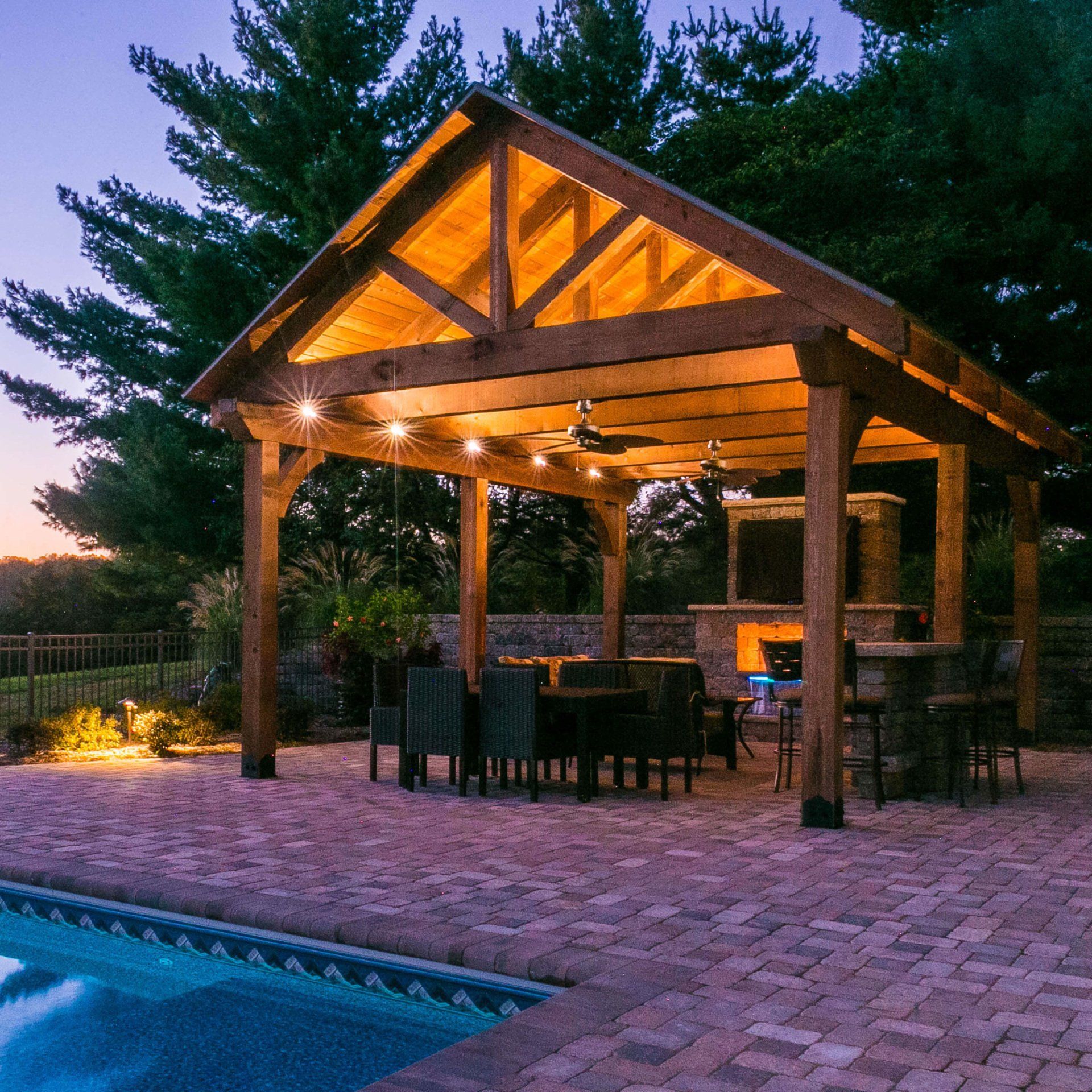 patio area lighting