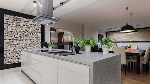 Smoky Pearl Kitchen — Countertops in Lake Zurich, IL