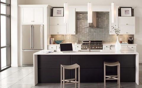 Coarse Carrara Kitchen — Countertops in Lake Zurich, IL Coarse Carrara Kitchen — Countertops in Lake Zurich, IL