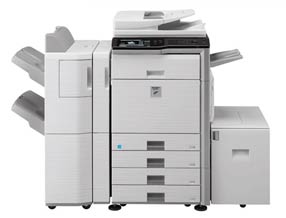 Sharp 50 ppm B&W networked digital MFP Model MXM503