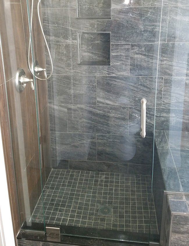 Installations of Frameless Shower Door — Waynesville, NC — Clear View Glass and Mirror