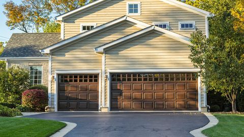 Residential Garage Doors — Waynesville, NC — Clear View Glass and Mirror Residential Garage Doors — Waynesville, NC — Clear View Glass and Mirror
