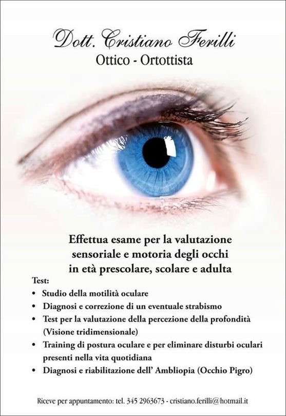 pubblicità ottico