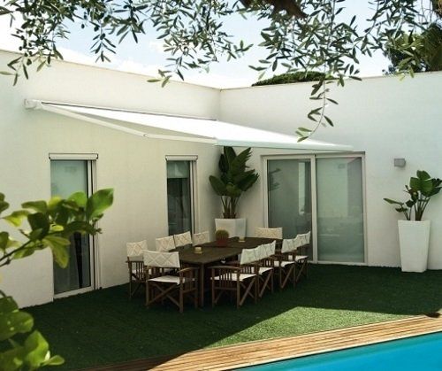 Tenda de sole bianca