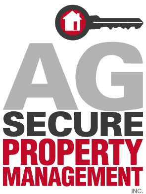 AG Secure Property Management Logo for AG Secure Property Management: gray initials