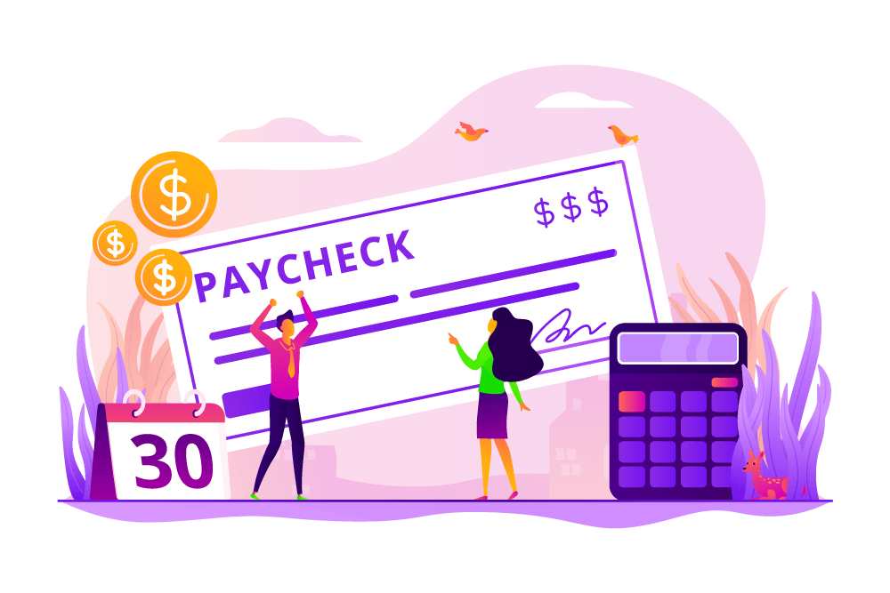 Receiving Paycheck Concept — Denver, CO — Business Accounting Service Receiving Paycheck Concept — Denver, CO — Business Accounting Service