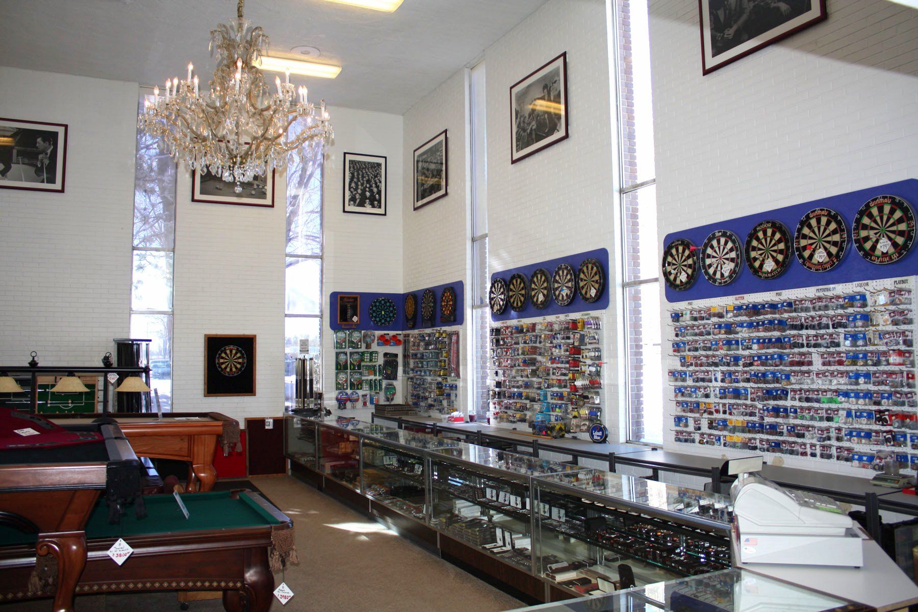 dart area at Best Quality Billiards