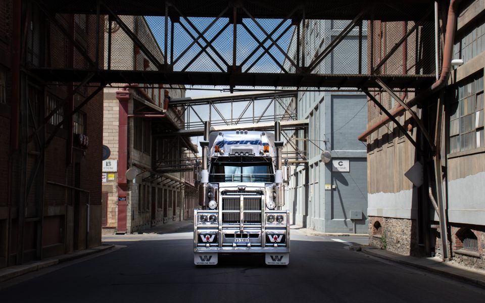 front view of a truck