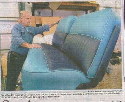 Burlington county article — customized upholstery services in Moorestown, NJ