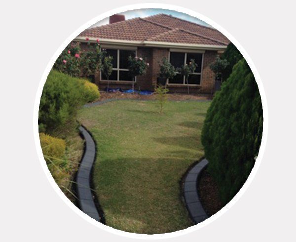 kerbing concrete garden edging in front of home edge 2 edge kerbing concrete garden edging in front of home