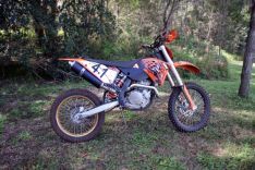 KTM 505XC-F, Full system,