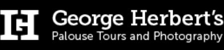 the logo for george herbert 's palouse tours and photography