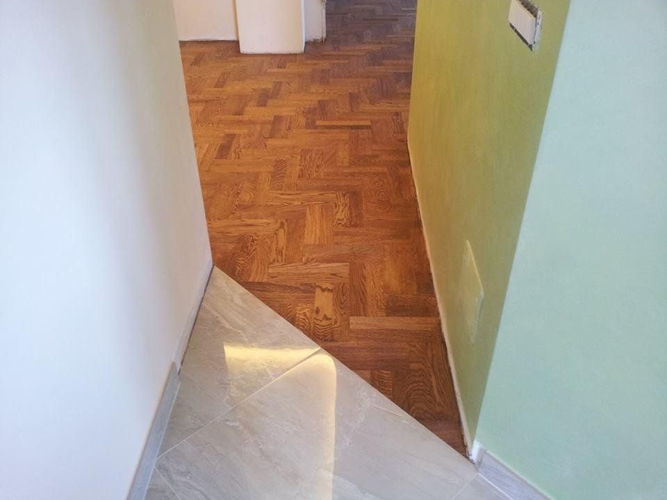 Pavimento interno in parquet