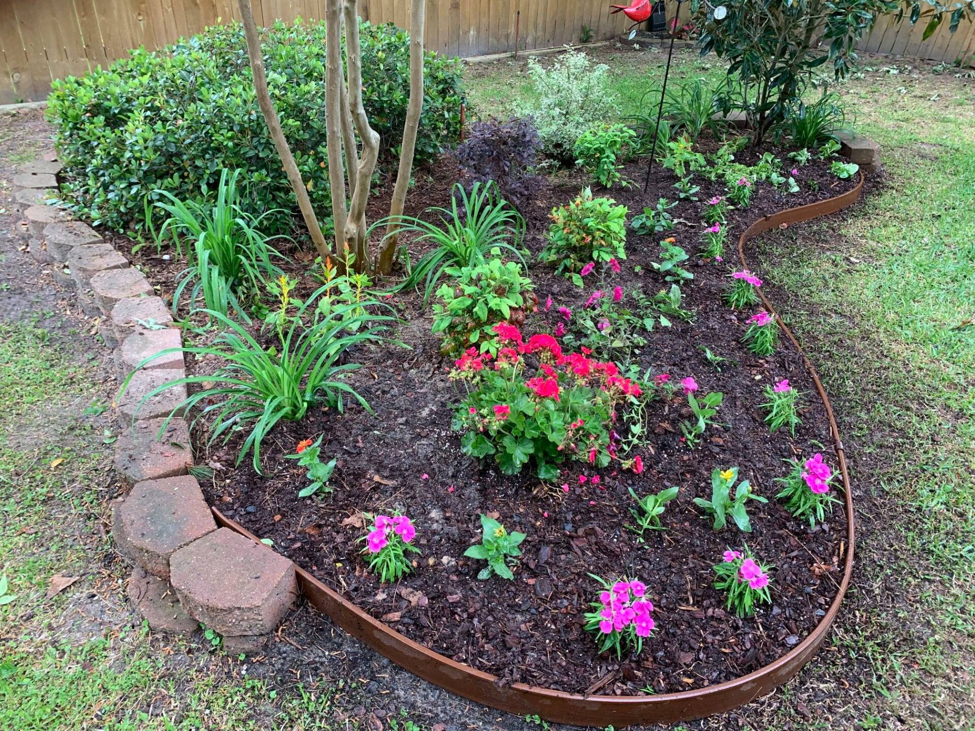 Landscape Design With Pretty Flowers — Tyler, TX — Creative Landscape Solutions