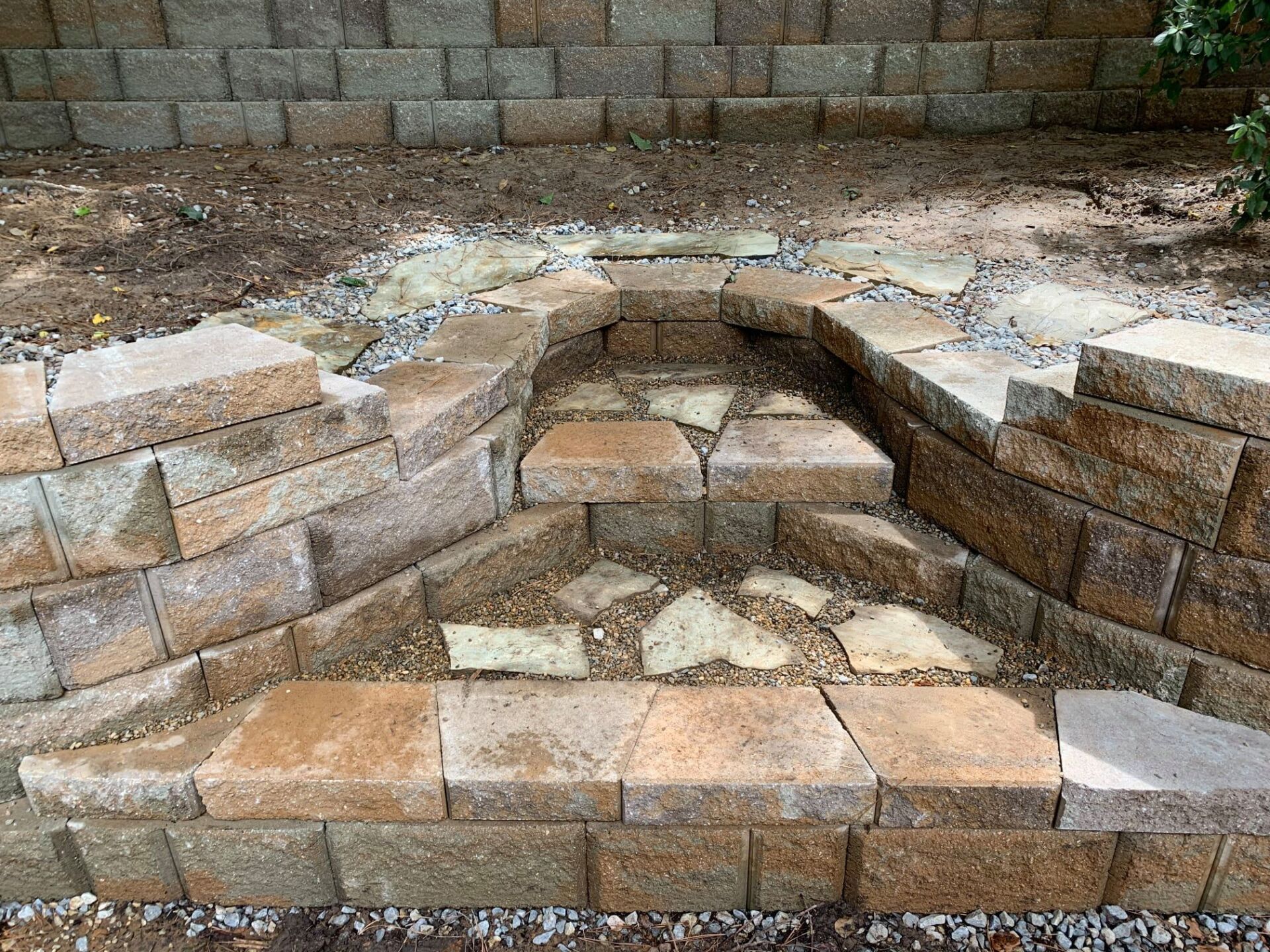 Retaining Wall Steps — Tyler, TX — Creative Landscape Solutions