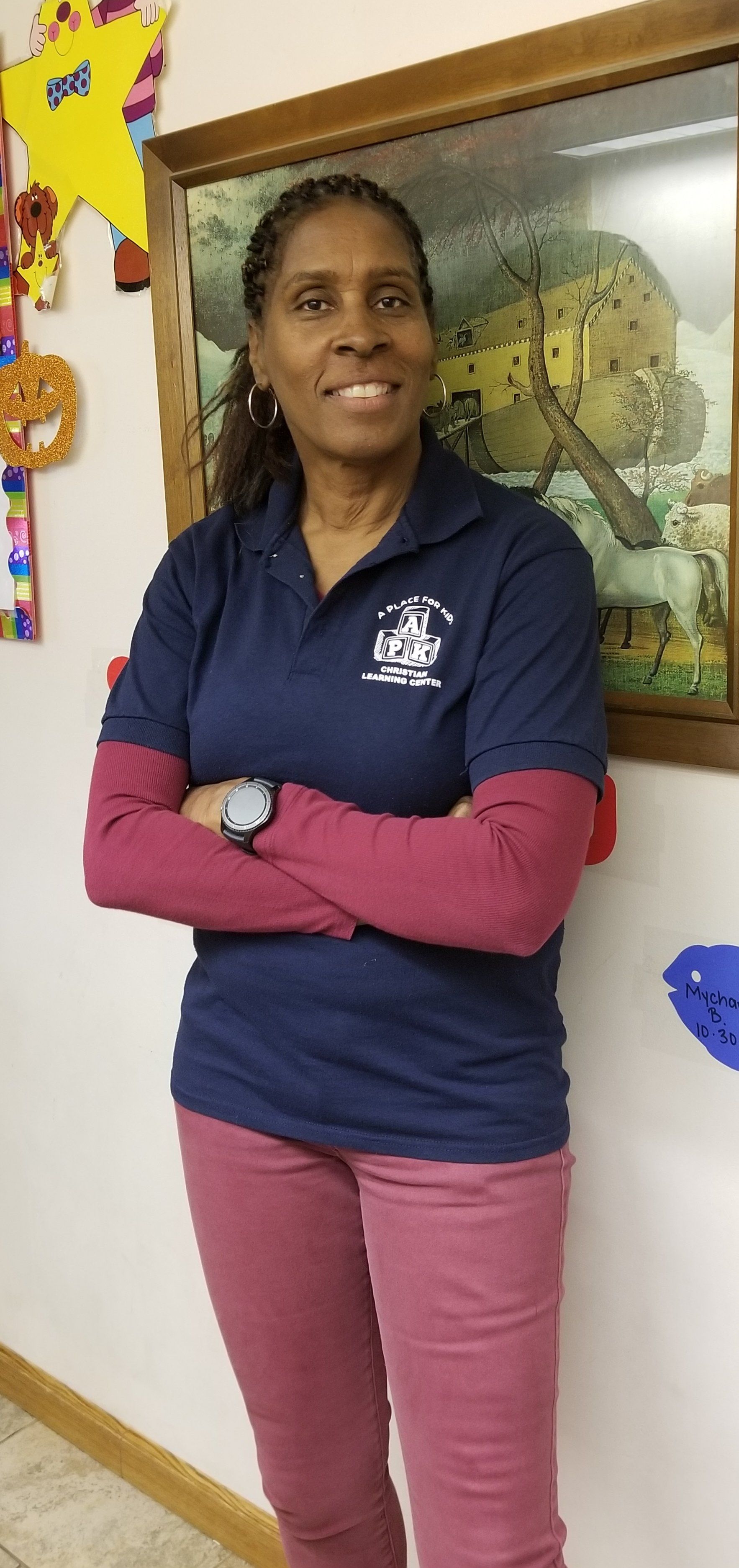 Center Director - Kim Webster Standing In Front Of The Door in San Antonio, TX Center Director - Kim Webster Standing In Front Of The Door in San Antonio, TX