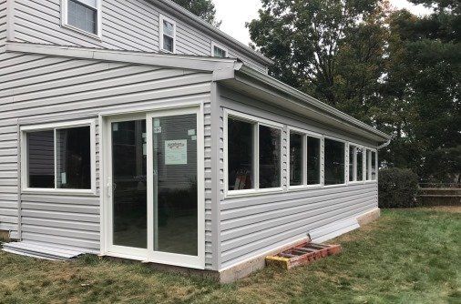 Sunroom Project After
