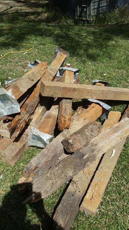 Pile of lumber
