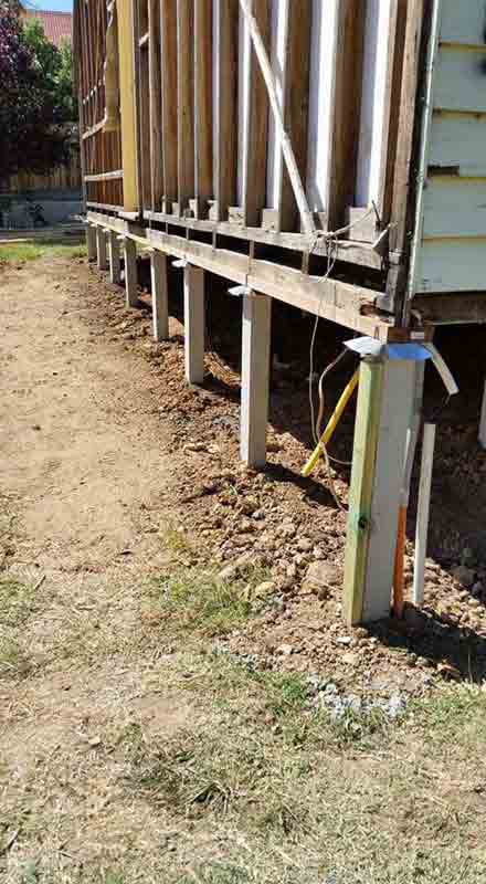 Foundation Raised from the side in Bendigo