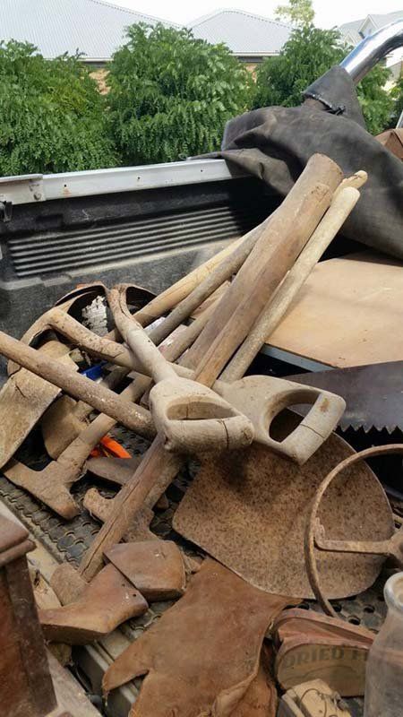 Truck with Tools in the Back