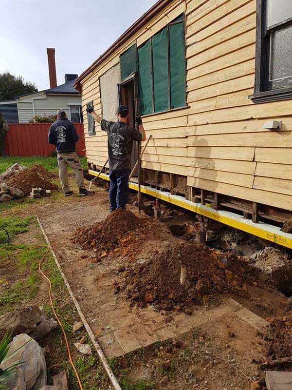 raised house from the side