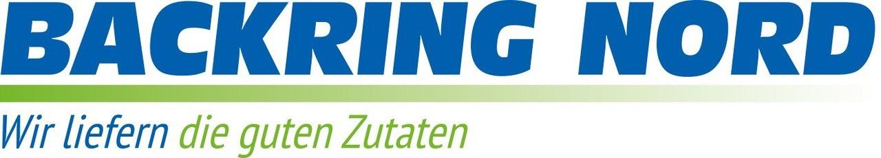 Ein blau-grünes Logo für Backring Nord