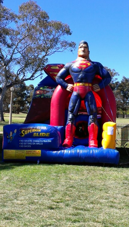 SUPERMAN SLIDE CASLTE
