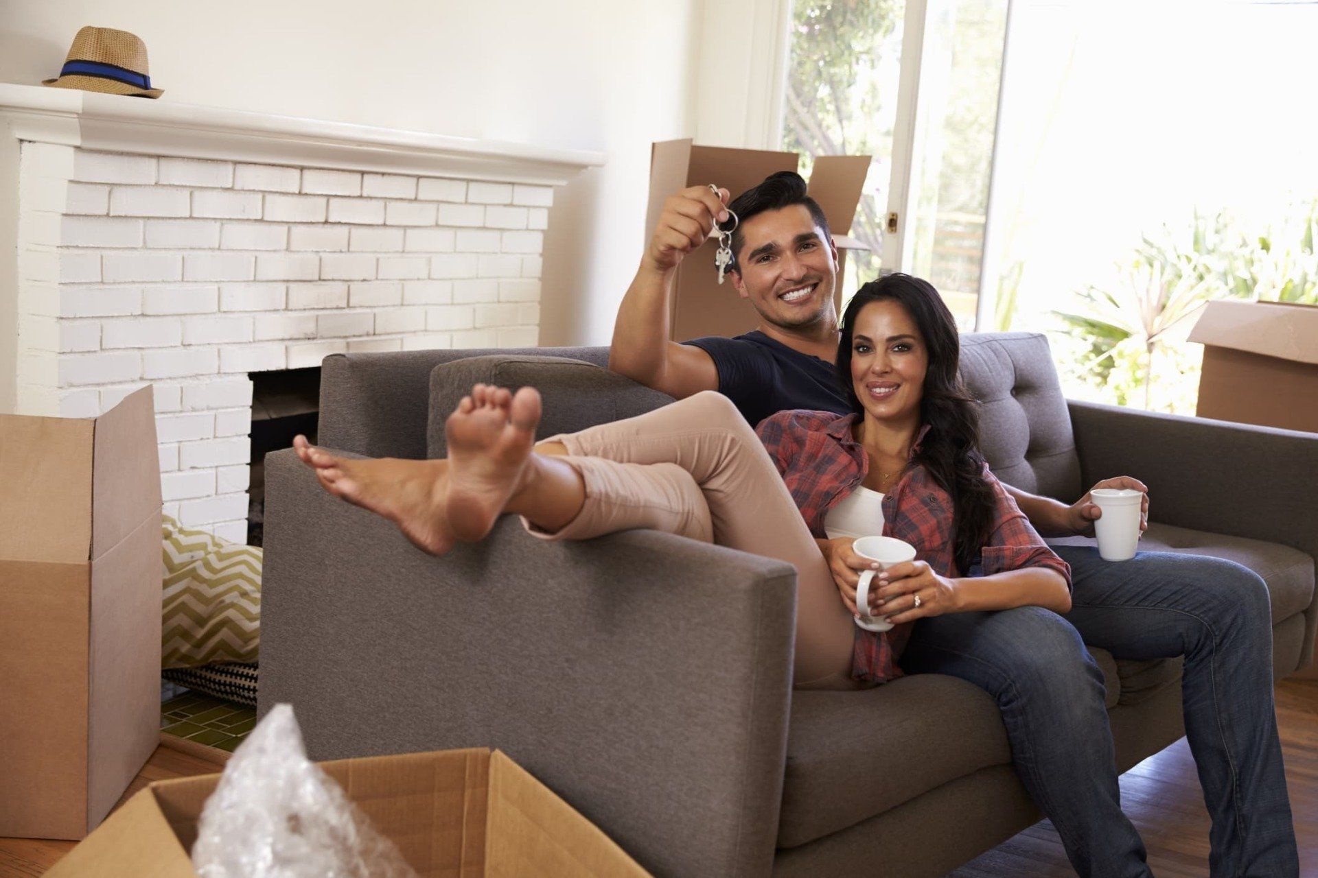 couple on couch
