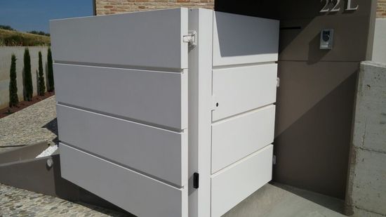 particolare grata in ferro