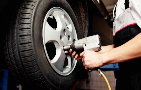 car wheel fitting
