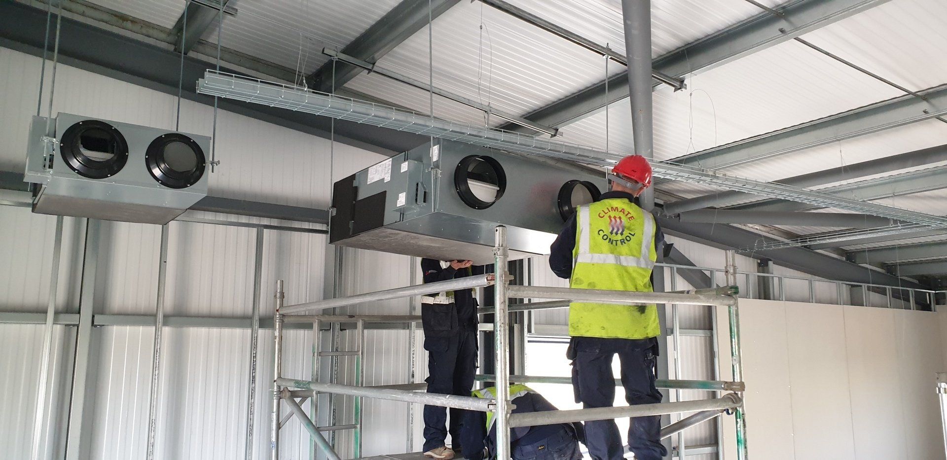 Installation of Fujitsu Heat Recovery Units