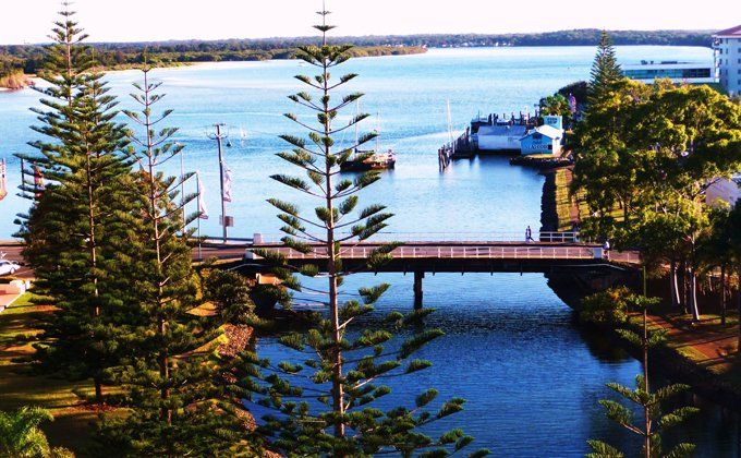 Port Macquarie Accountants view of the Hasting River.