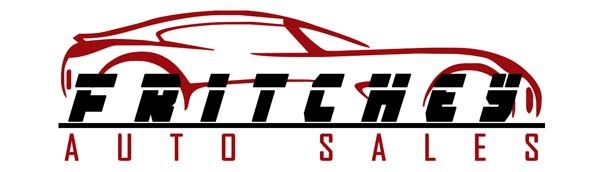 a logo for a car dealership called fritchey auto sales