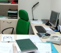 interno del centro di elaborazione dati