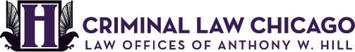 A logo for criminal law chicago law offices of anthony w. hill